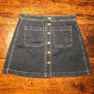 Madewell Denim Skirt Sz 10 NWOT